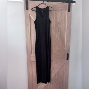 Le Chateau Classic Black Maxi Dress